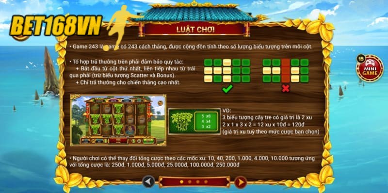 Cách chơi Ăn Khế Trả Vàng Bet168vn