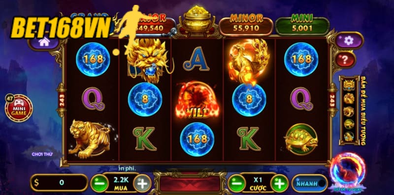Kinh nghiệm cực chuẩn khi chơi Kho Báu Tứ Linh tại Bet168vn